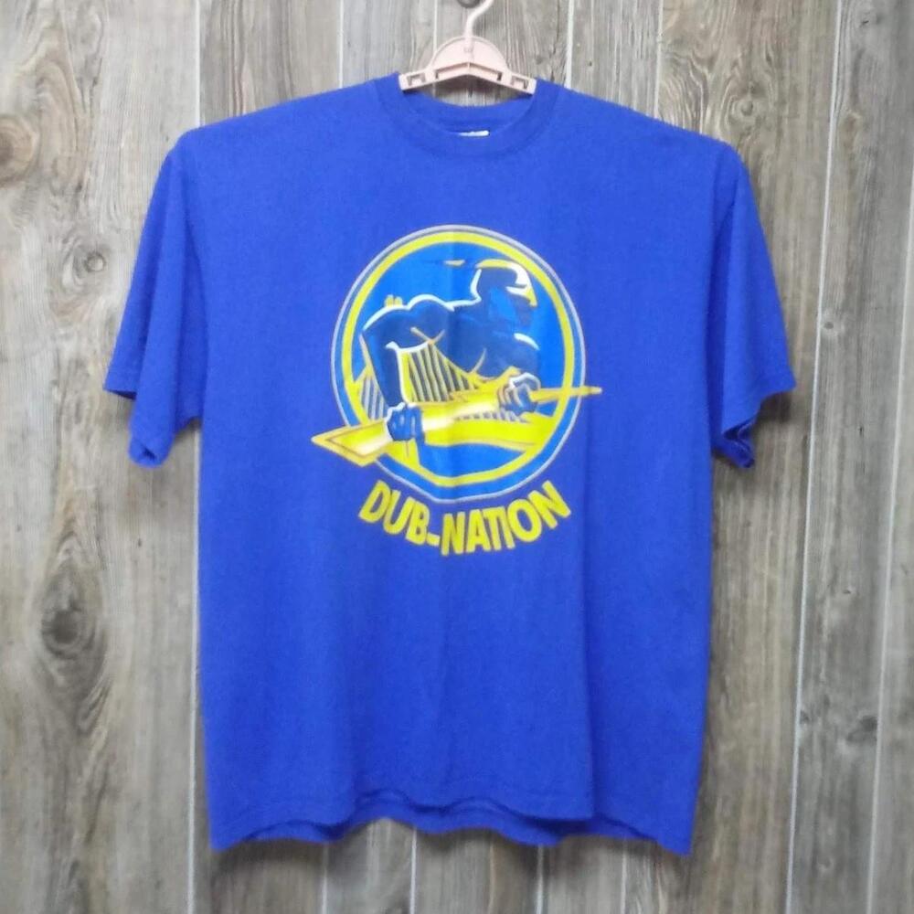 Golden State Warriors Nba Basketball Mens 3X Blue Yellow Dub Nation Max Heavy